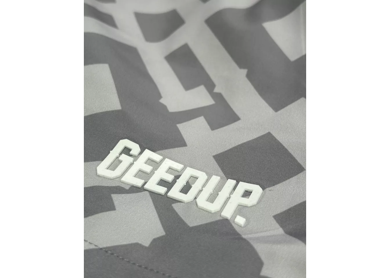 Geedup Monogram Swim Shorts - Grey