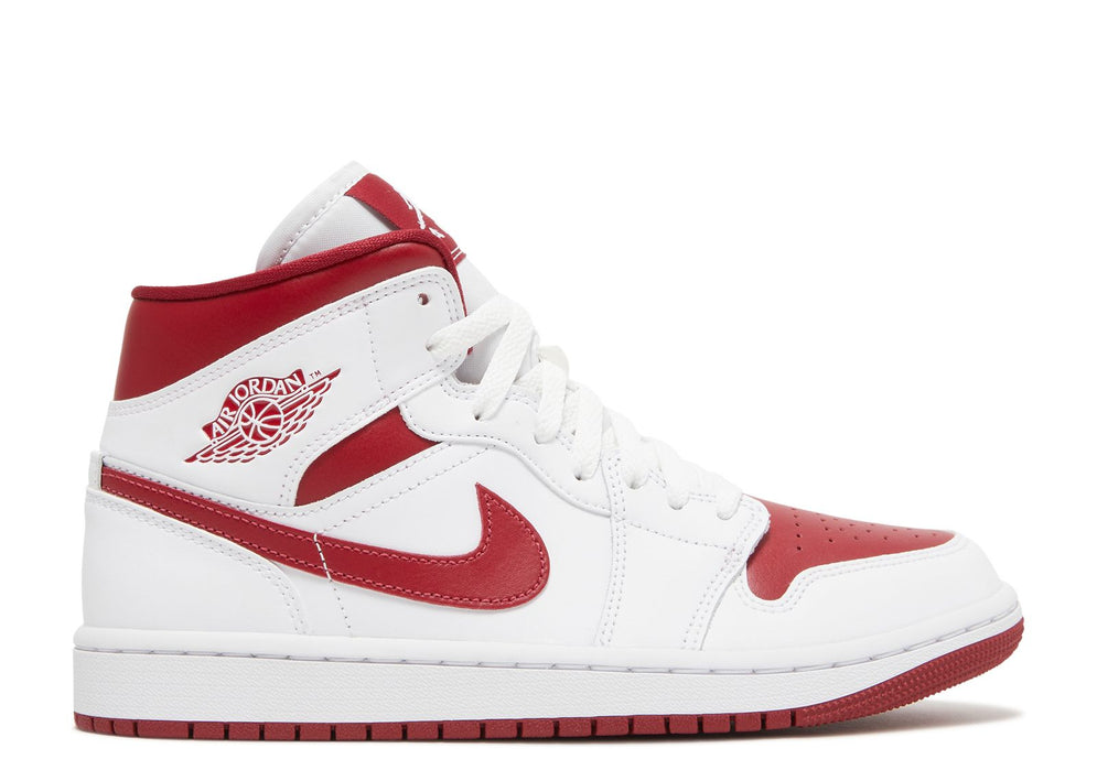 Nike Air Jordan 1 Mid Wmns White Pomegranate