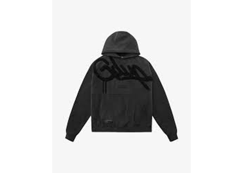 Geedup Handstyle Hoodie Vintage Washed Black