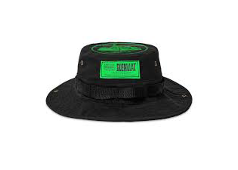 Corteiz Alcatraz Bucket Hat Khaki Black/Green