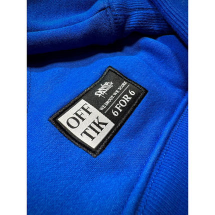 OFF-TIK SIGNATURE HOODIE BLUE/WHITE