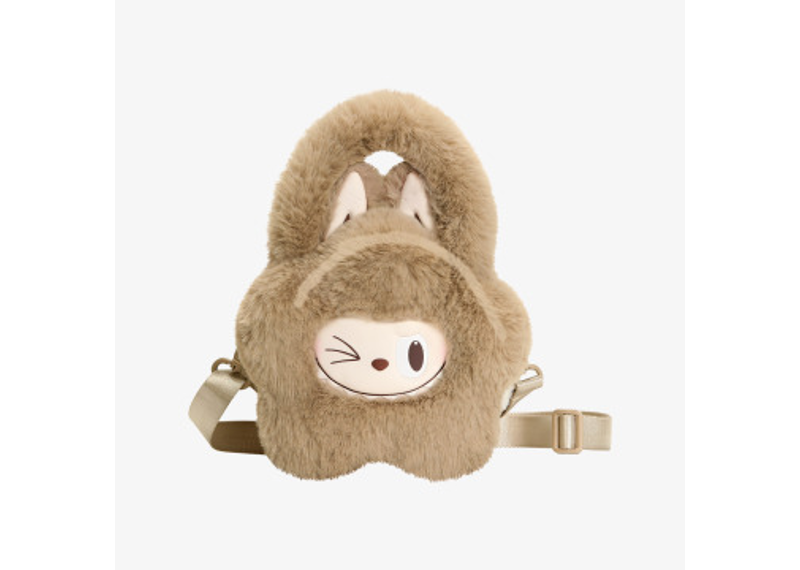 POP MART THE MONSTERS Classic Series-Plush Flower Bag - Brown