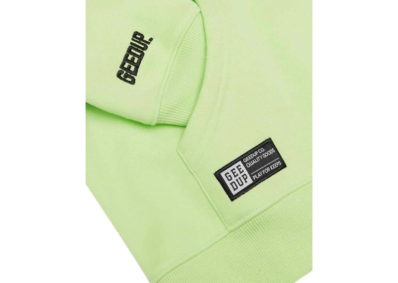 Geedup Handstyle Hoodie Pastel Green Black