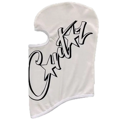Corteiz 4Starz White Liteweight Ski Mask