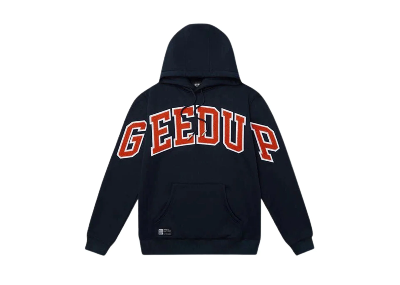 GEEDUP TEAM LOGO HOODIE NAVY/BURNT ORANGE