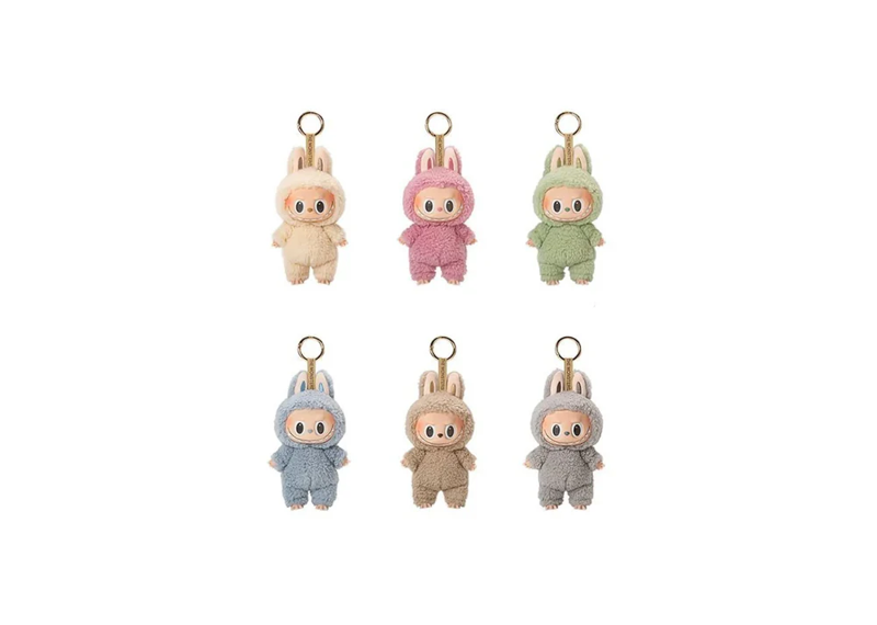 POP MART LABUBU The Monsters Exciting Macaron Series Vinyl Plush Pendant Blind Box (Single Box)
