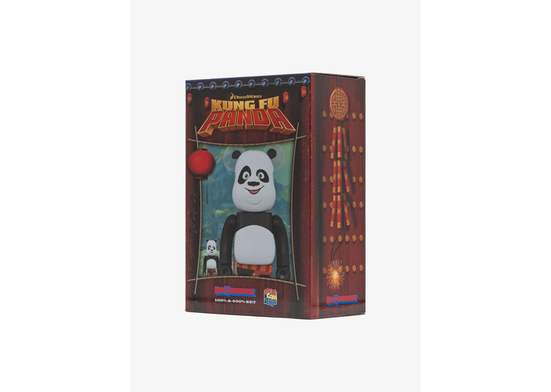 Bearbrick x Kung Fu Panda 100%