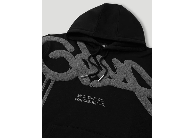 Geedup Handstyle Hoodie Black / Grey