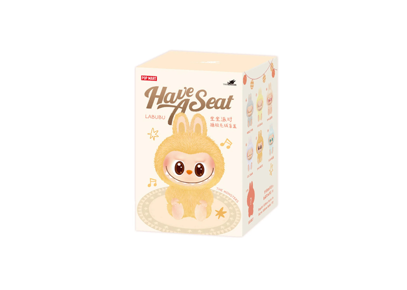 POP MART LABUBU The Monsters Have a Seat Vinyl Plush Blind Box (Single Box)