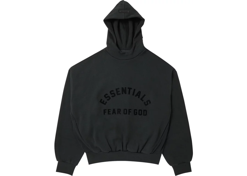 Fear of God Essentials Hoodie (SS23) Jet Black Arch Logo