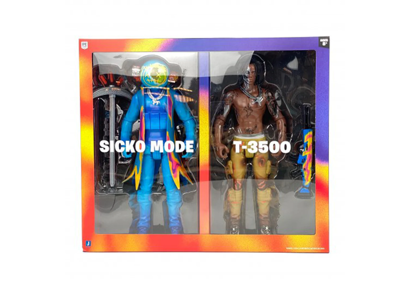 Travis Scott Cactus Jack Fortnite 12 Action Figure Duo Set
